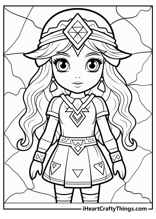 Zelda Coloring Book - 15 pages