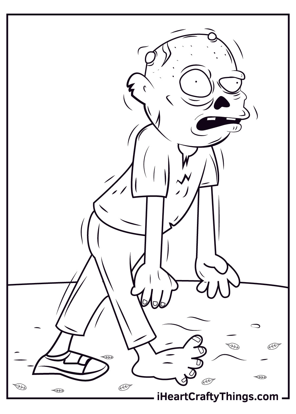 Zombie Coloring Book - 15 pages