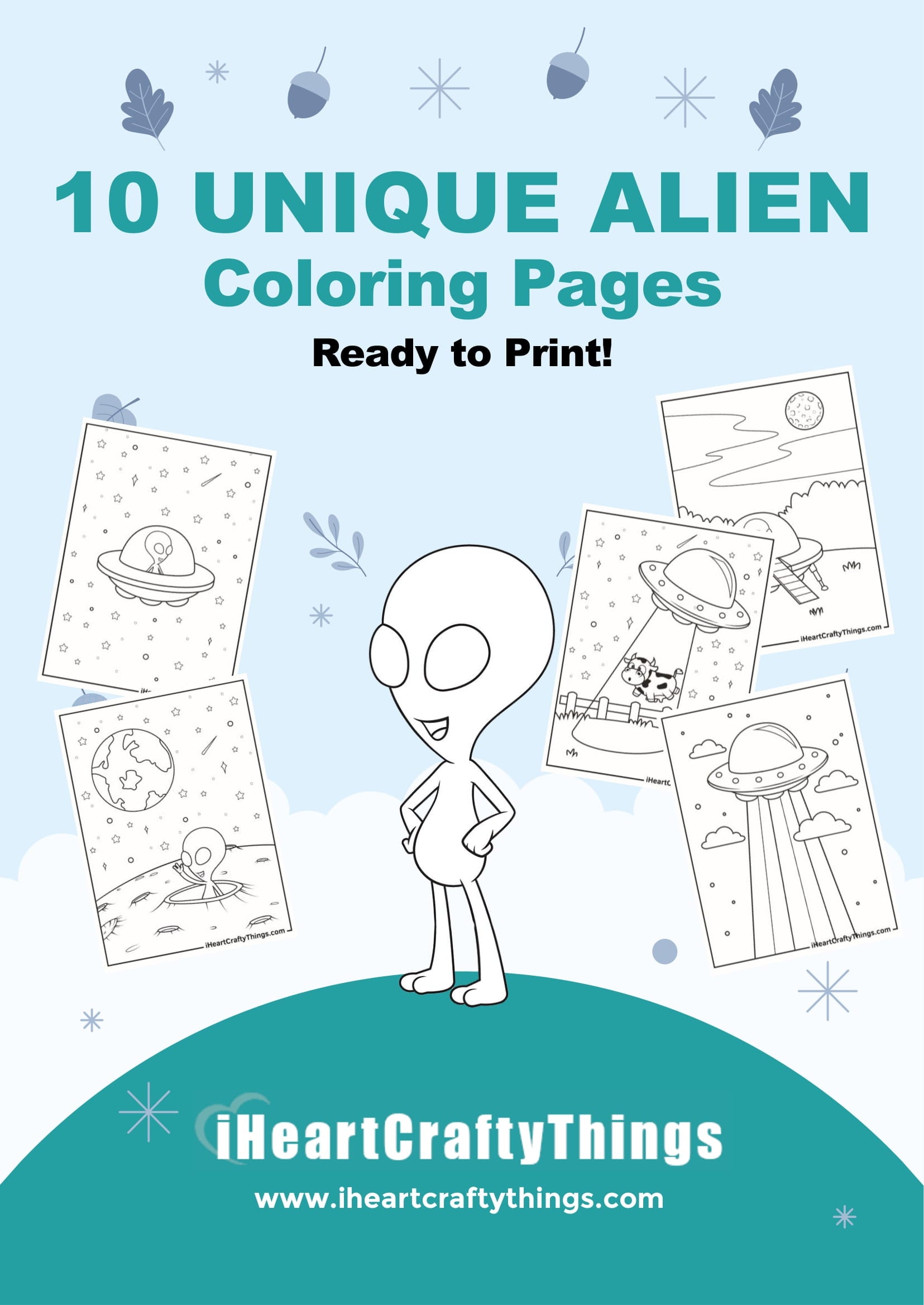 alien coloring pages