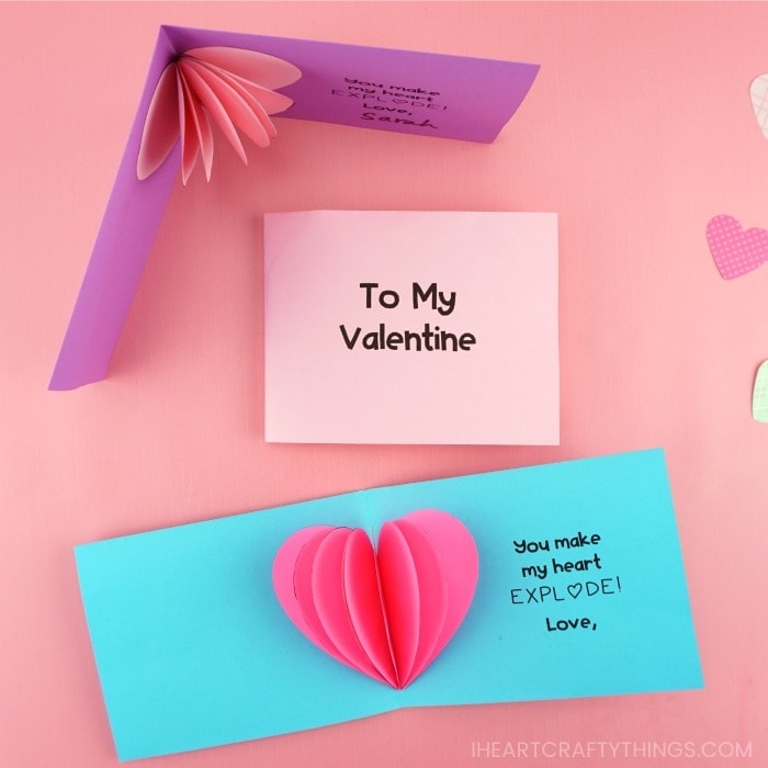 3D Heart Card Craft