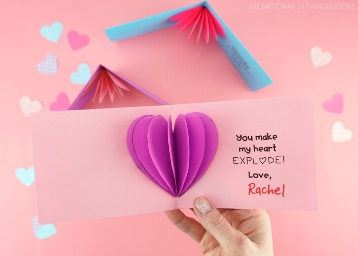 3D Heart Card Craft