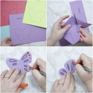 3D Paper Butterfly Craft
