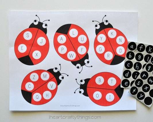 Ladybug Alphabet Match Activity