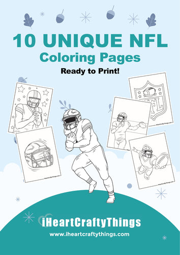 10 COOL NFL COLORING PAGES