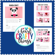 Load image into Gallery viewer, Panda Paper Animal Craft