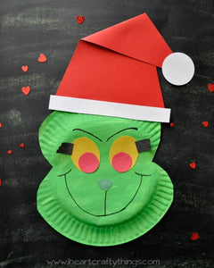 How to Make a Paper Plate Grinch Craft