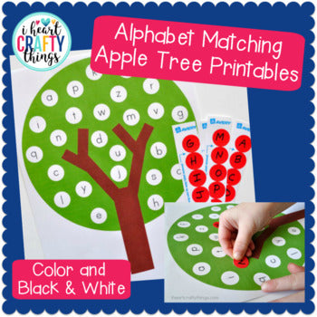 Apple Tree ABC Matching Game