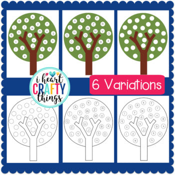 Apple Tree ABC Matching Game