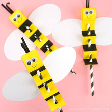 Load image into Gallery viewer, BEE PUPPET WITH PRINTABLE TEMPLATE