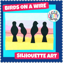 Load image into Gallery viewer, Birds on a Wire Art Project