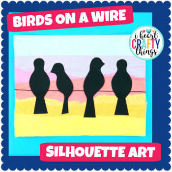 Birds on a Wire Art Project