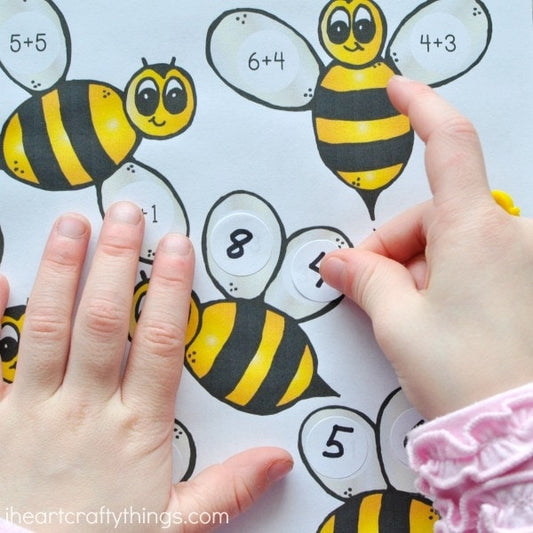 Bumblebee Preschool Math Printable