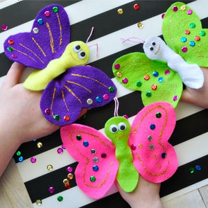 Butterfly Finger Puppet Craft