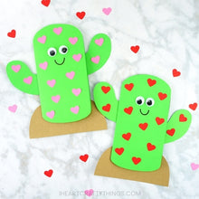 Load image into Gallery viewer, The Cutest Cactus Valentine