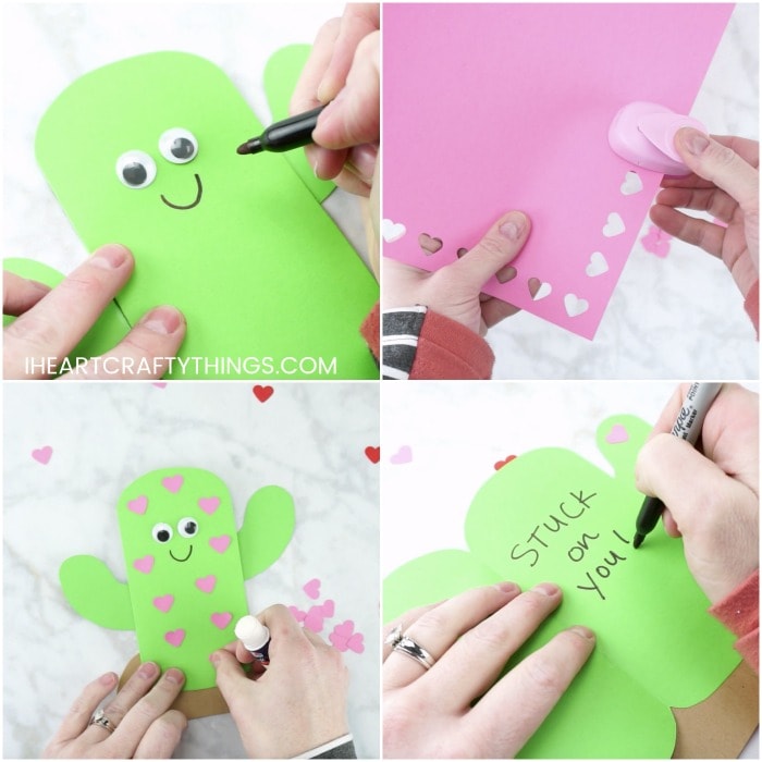 The Cutest Cactus Valentine craft