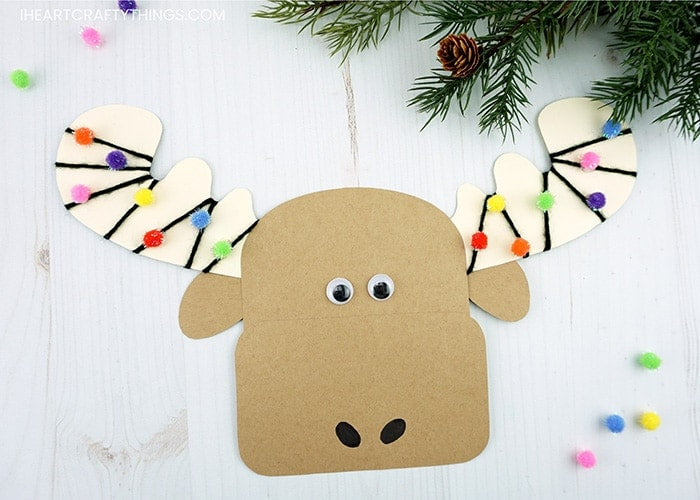 The Cutest Christmas Moose Craft