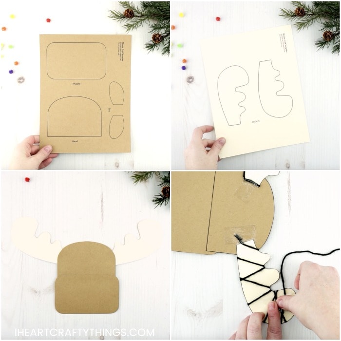 The Cutest Christmas Moose Craft