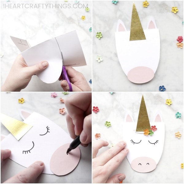 DIY UNICORN CARD – I Heart Crafty Things