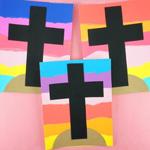 Load image into Gallery viewer, EASTER CROSS CRAFT Simple and Easy Easter Cross Craft for Kids