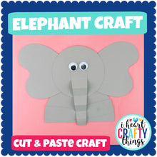 Load image into Gallery viewer, Elephant Animal Craft
