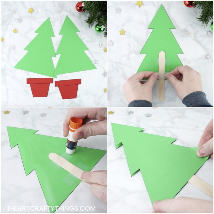 Fine Motor Christmas Tree Craft