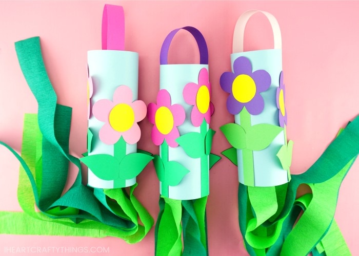 DIY Flower Windsocks