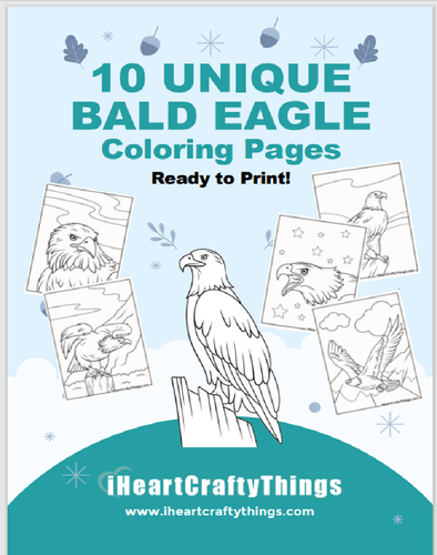 10 BALD EAGLE COLORING PAGES