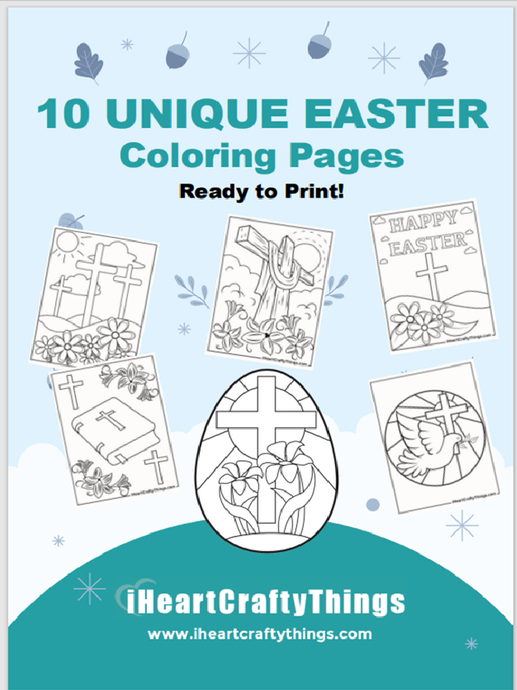 10 EASTER COLORING PAGES