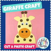 Load image into Gallery viewer, Giraffe Animal Craft