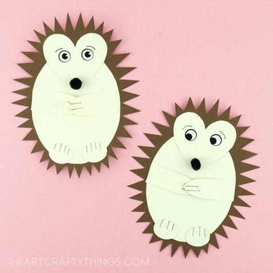 How to Make a Paper Hedgehog Craft