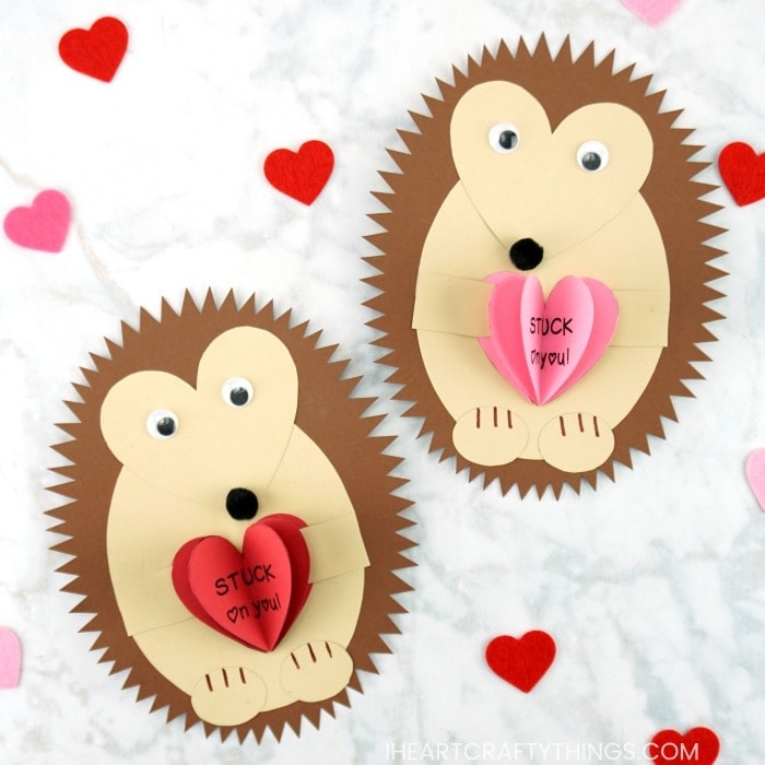 Heart hedgehog hot sale craft