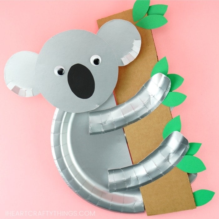 Koala Printable Template - Easy Paper Plate Craft for Kids!