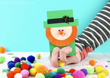 Load image into Gallery viewer, Awesome Leprechaun Finger Puppets