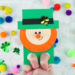 Awesome Leprechaun Finger Puppets