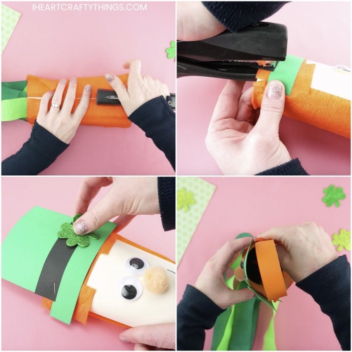 St Patrick's Day Windsocks craft