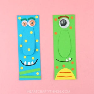 How to Make DIY Monster Bookmarks