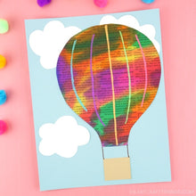 Load image into Gallery viewer, Newspaper Hot Air Balloon Craft for Kids