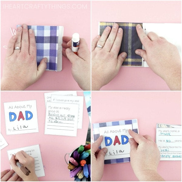 Paper Bag DIY Father’s Day Book