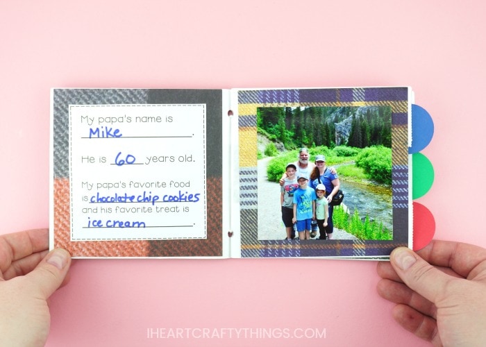 Paper Bag DIY Father’s Day Book