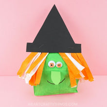 Load image into Gallery viewer, Stuffed Paper Bag Witch Craft