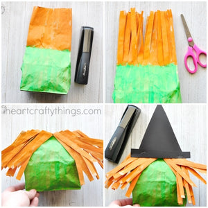 Stuffed Paper Bag Witch Craft