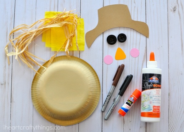 Paper Bowl Scarecrow Craft - Super Cute Fall Craft for Kids!