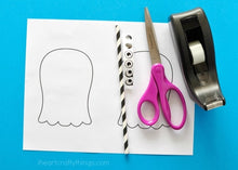 Load image into Gallery viewer, Easy Paper Ghost Craft