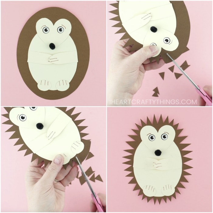 How to Make a Paper Hedgehog Craft