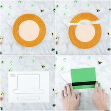 Load image into Gallery viewer, Easy and Simple Leprechaun Mask out of a Paper Plate