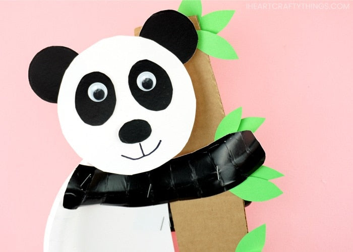 Paper Plate Panda Bear Craft