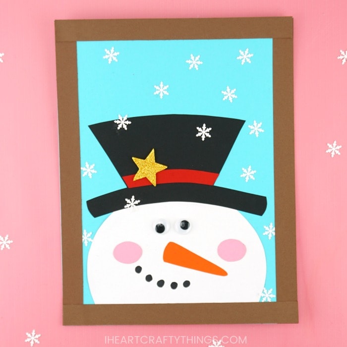 Paper Snowman Craft