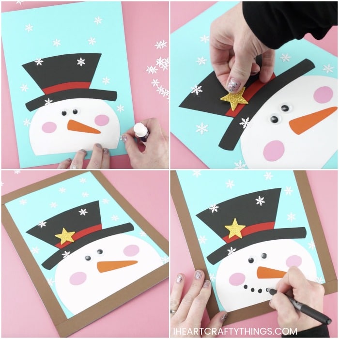 Paper Snowman Craft