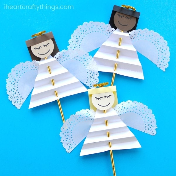 How to Make Paper Angels – I Heart Crafty Things