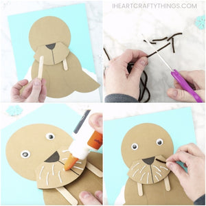 Paper Walrus Craft for Kids